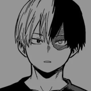 🩹 c0c52eba Shoto Todoroki My Hero Academia anime, manga, Shoto Todoroki, My Hero Academia, character, fan art telegram sticker