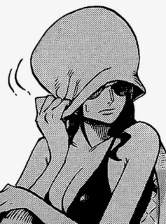 😠 23a47319 Nico Robin One Piece อนิเมะ, วันพีซ, นิโค โรบิน, ชุดว่ายน้ำ, แว่นกันแดด, ชายหาด telegram sticker