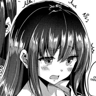 😒 30cd2d75 ON THER Anime, Manga, Mignon, Fille telegram sticker