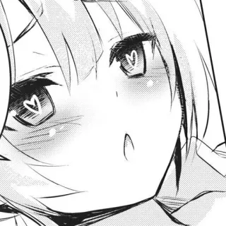 😍 6a02efcb Animé, Manga, Coeur dans les yeux, Mignon, Fille telegram sticker