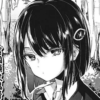 😑 832e63e8 Anime, Manga, Fille, Écolière, Portrait telegram sticker