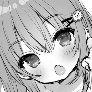 😮 be36c652 Anime, Manga, Dessin animé, Fille, Mignon telegram sticker