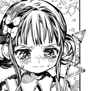 😢 e11a5a73 animé, fille, pleurs, triste, manga telegram sticker