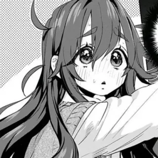 🔗 95c9a92a Anime, Manga, Mädchen, Erröten, Cartoon, Niedlich telegram sticker