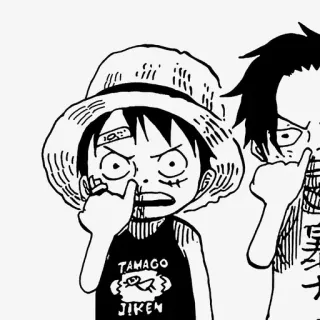 ➖ 24a05ecf Monkey D. Luffy One Piece TAMAGO
JIKEN animé, manga, dessin animé, luffy, one piece, tamago, jiken telegram sticker