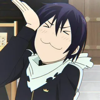 🧊 b4ca965c Yato Noragami 애니메이션, 노라가미, 야토, 웃긴, 만화, 캐릭터, 만화 telegram sticker