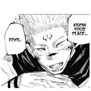 😒 e7e705ad FOOL. KNOW YOUR PLACE... Anime, Mangá, Tolo, Seu lugar, Personagem telegram sticker