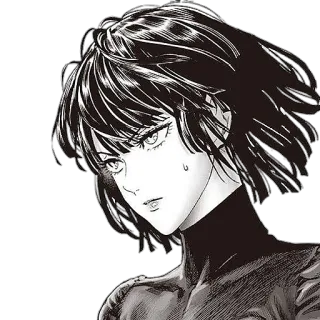 🥵 7c7b4d73 Fubuki One-Punch Man Anime, Manga, Postać, Psychiczny, Bohater, One-Punch Man telegram sticker