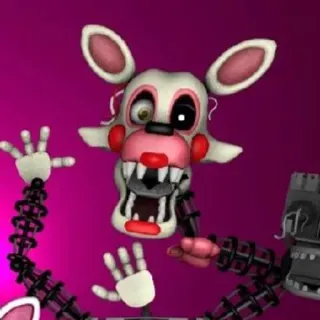 🌟 188dc3db Mangle Five Nights at Freddy's mangle, fnaf, แอนิมาโทรนิก, สยองขวัญ, วิดีโอเกม, ตัวละคร whatsapp sticker