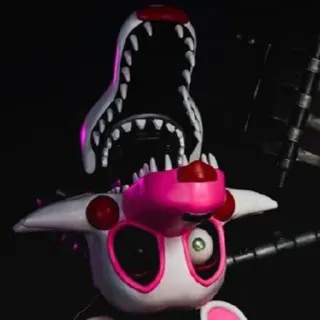 🌟 27b77bd0 Mangle Five Nights at Freddy's แอนิมาโทรนิก, สยองขวัญ, สัตว์ประหลาด, mangle, FNaF whatsapp sticker