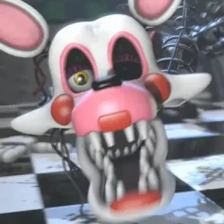 🌟 3f8045d1 Mangle Five Nights at Freddy's Five Nights at Freddy's, แมงเกิล, แอนิมาทรอนิกส์, สยองขวัญ, วิดีโอเกม whatsapp sticker