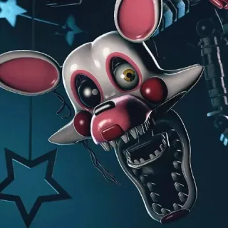 🌟 507f8f65 Mangle Five Nights at Freddy's แมงเกิล, FNaF, แอนิมาทรอนิก, สัตว์ประหลาด, น่ากลัว whatsapp sticker