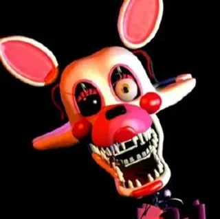 🌟 58b4169d Mangle Five Nights at Freddy's Mangle, Five Nights at Freddy's, แอนิเมทรอนิกส์, เกมสยองขวัญ, น่ากลัว whatsapp sticker