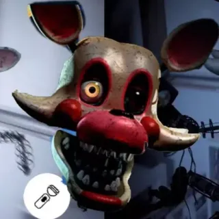 🌟 5a1aa447 Mangle Five Nights at Freddy's แมงเกิล, FNaF, แอนิเมโทรนิก, สยองขวัญ, เกม whatsapp sticker