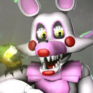 🌟 62217799 Mangle Five Nights at Freddy's แมงเกิล, fnaf, แอนิมาโทรนิก, เกมสยองขวัญ, แฟนอาร์ต whatsapp sticker