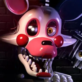 🌟 8ed75ba3 Mangle Five Nights at Freddy's แอนิเมทรอนิกส์, สยองขวัญ, วิดีโอเกม, FNaF whatsapp sticker