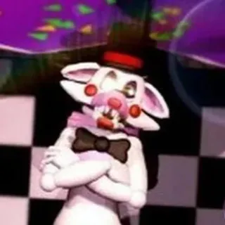 🌟 9ee011e4 Mangle Five Nights at Freddy's แมงเกิล, Five Nights at Freddy's, FNAF, แอนิเมทรอนิกส์, สยองขวัญ, วิดีโอเกม whatsapp sticker