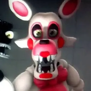 🌟 bdc25e69 Mangle Five Nights at Freddy's fnaf, แอนิมาโทรนิก, mangle, สยองขวัญ, วิดีโอเกม whatsapp sticker