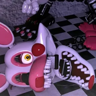 🌟 cc51eab7 Mangle Five Nights at Freddy's แอนิมาโทรนิก, สยองขวัญ, วิดีโอเกม, แมงเกิล, FNaF whatsapp sticker