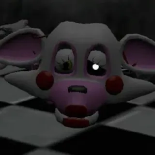 🌟 d4b40a1a Mangle Five Nights at Freddy's แมงเกิล, FNAF, แอนิเมโทรนิก, เกมสยองขวัญ whatsapp sticker