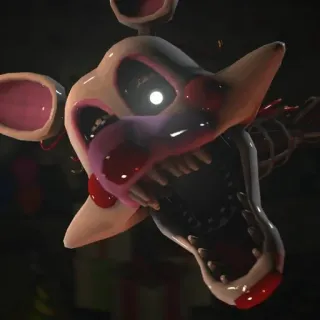 🌟 e6a9a6b1 Mangle Five Nights at Freddy's สยองขวัญ, แอนิเมทรอนิกส์, น่ากลัว, สัตว์ประหลาด, เกม whatsapp sticker