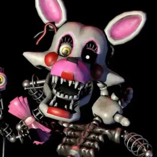 🌟 ede3fff6 Mangle Five Nights at Freddy's แมงเกิล, Five Nights at Freddy's, แอนิมาโทรนิก, สยองขวัญ whatsapp sticker