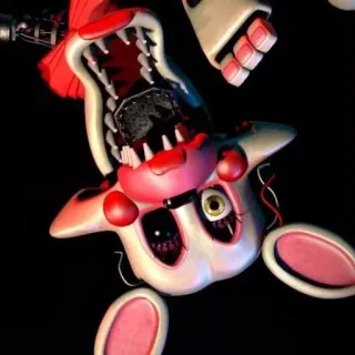🌟 f0c73820 Mangle Five Nights at Freddy's แอนิเมโทรนิกส์, สยองขวัญ, หุ่นยนต์, น่ากลัว, เกม whatsapp sticker