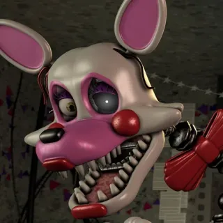 🌟 f63a9134 Mangle Five Nights at Freddy's แมงเกิล, แอนิเมโทรนิก, FNAF, สุนัขจิ้งจอก, Five Nights at Freddy's, เกมสยองขวัญ whatsapp sticker