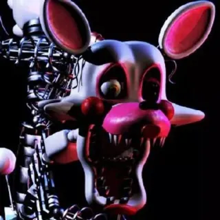 🌟 ff2e366a Mangle Five Nights at Freddy's มังเกิล, FNaF, แอนิมาโทรนิก, สยองขวัญ, วิดีโอเกม, ภาพทำให้ตกใจ whatsapp sticker
