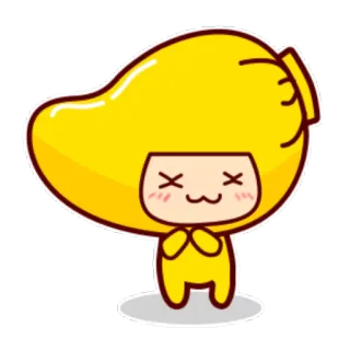 🦁 837ab472 Мультфильм, Манго, Милый, Стикер, Каваий, Персонаж whatsapp sticker