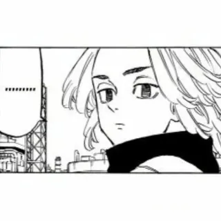 💛 b3df4e7e ........ อนิเมะ, มังงะ, ตัวละคร, ขาวดำ telegram sticker