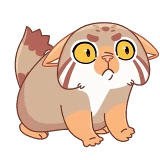 🤩 7d187d70 кот, животное, милый, мультик, стикер telegram sticker