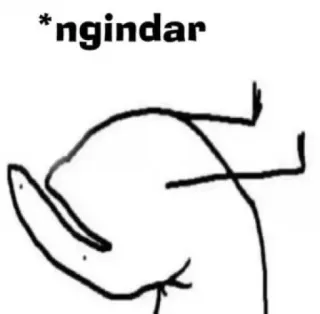 😏 6d97d4c0 *ngindar offensive, hand, gesture whatsapp sticker