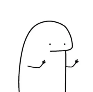 🪵 7e7a896f middle finger, offensive, gesture, cartoon, doodle, stick figure whatsapp sticker