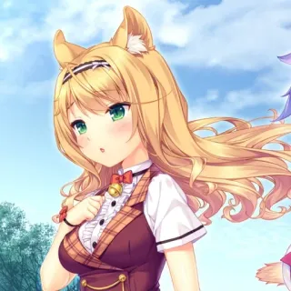 🌟 baa26e2c Anime, Katzenmädchen, Kawaii, Manga telegram sticker