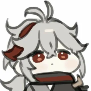 😐 074697ce Kaedehara Kazuha Genshin Impact Anime, Kazuha, Genshin Impact, Jeu vidéo, Personnage, Fanart telegram sticker