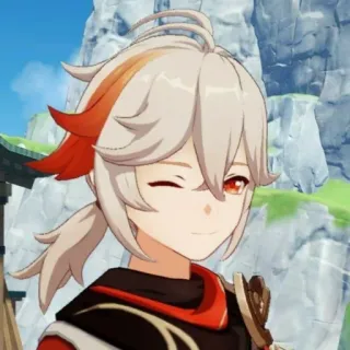 😉 2ea9c6f3 Kaedehara Kazuha Genshin Impact Anime, Jeu, Personnage, Kazuha, Genshin Impact telegram sticker