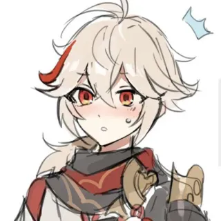 🤨 3a74c7e5 Kaedehara Kazuha Genshin Impact Anime, Personnage, Genshin Impact, Kaedehara Kazuha, Jeu telegram sticker