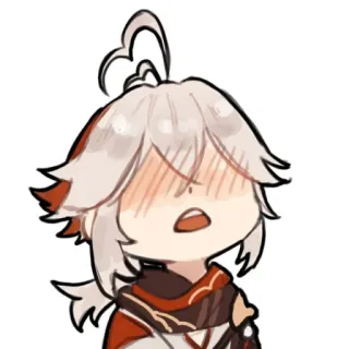 😳 4c002412 Kaedehara Kazuha Genshin Impact Anime, Jeu vidéo, Kazuha, Genshin Impact telegram sticker