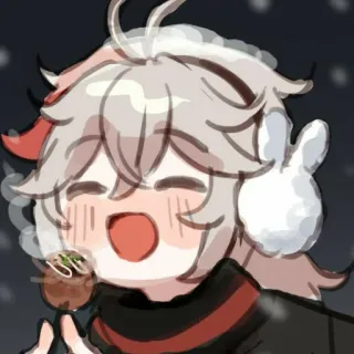 ✨ 4da37c52 Kaedehara Kazuha Genshin Impact Anime, Genshin Impact, Kazuha, Jeu vidéo, Personnage telegram sticker