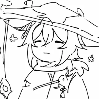 😮‍💨 b0296bee Scaramouche Genshin Impact scaramouche, genshin impact, anime, personnage, autocollant telegram sticker