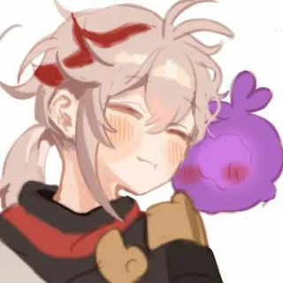 ♥️ e154a81d Kaedehara Kazuha Genshin Impact Anime, Jeu vidéo, Genshin Impact, Kaedehara Kazuha telegram sticker