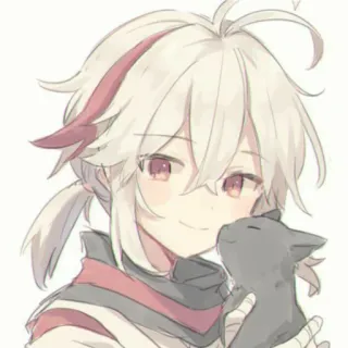 ♥️ e5deda4a Kaedehara Kazuha Genshin Impact Anime, Genshin Impact, Kazuha, Jeu vidéo, Personnage telegram sticker