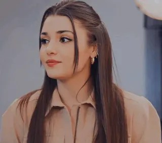 🥓 13553cfa 女人, 肖像, 长发, 棕色头发, 女性, 人 telegram sticker