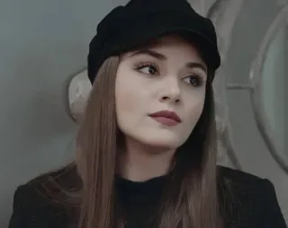 🥓 4971029e 女人, 肖像, 女孩, 帽子, 美丽, 时尚, 女性 telegram sticker