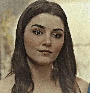 🥓 ea2c9b58 女人, 黑发, 肖像, 眼睛, 脸, 人 telegram sticker