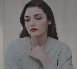 🥓 f0488c6f 女人, 肖像, 人物, 脸, 汉德·埃尔切尔, 美丽 telegram sticker