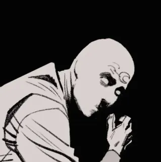 🌙 4cc4366f Moon Knight marvel, moon knight, comics, superhero, khonshu, antihero telegram sticker