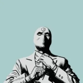 🌙 b6051eff Moon Knight marvel, comics, superhero, moon knight, white suit, avenger telegram sticker