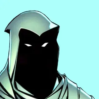 🌙 ecb09ba0 Khonshu Khonshu, Marvel, Moon Knight, Egyptian god, comic book character telegram sticker